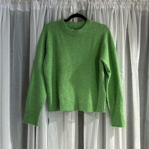 NWT American Eagle Whoa So Soft Crew Neck Sweater Green Size XS